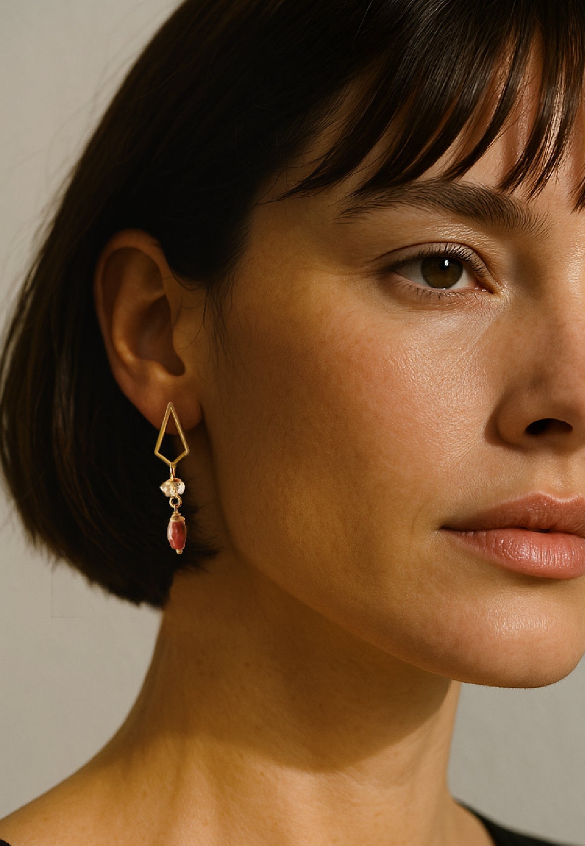 Anala Citrine Earring – A handcrafted earrings by Alysian.