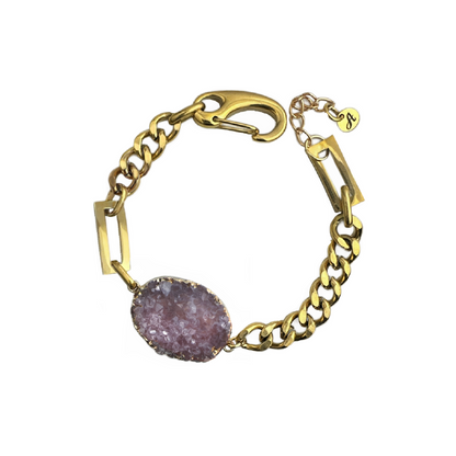 Rhiannon Druzy Bracelet – A handcrafted bracelet by Alysian.