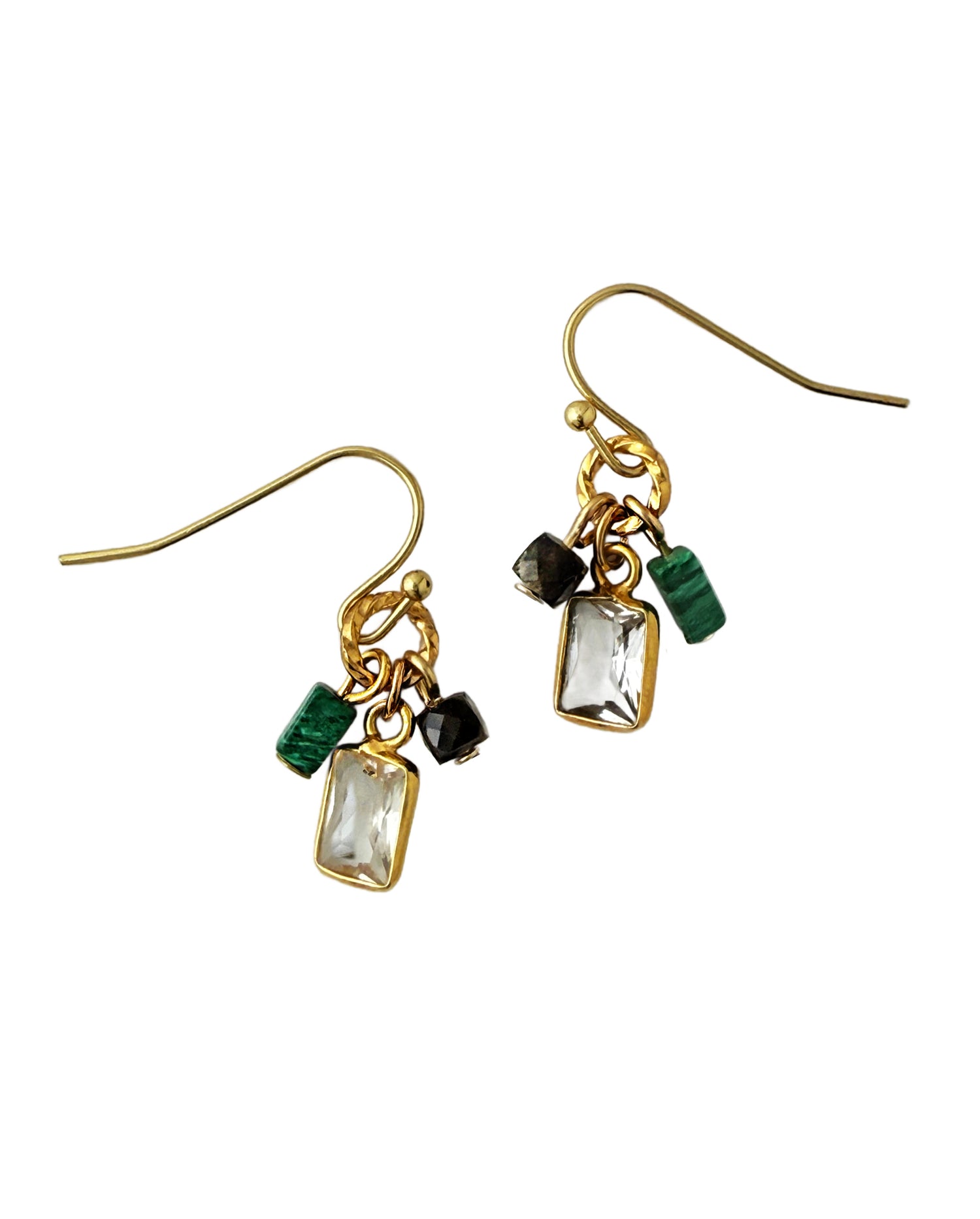 Rhodri Gemstone Cluster Earring – A handcrafted earrings by Alysian.