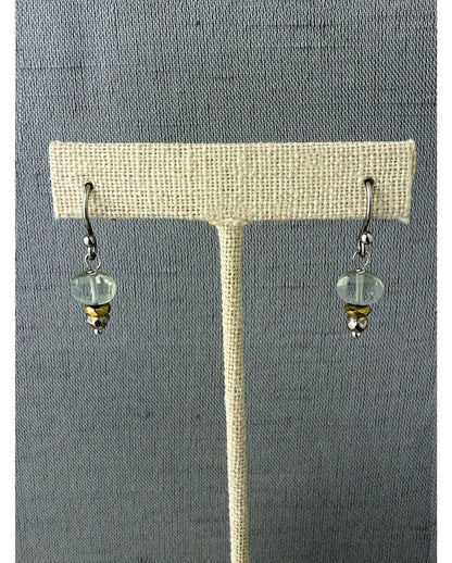 Sylvie Earring - Green Amethyst – A handcrafted earrings by Alysian.