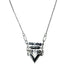 Cheren Chevron Pendant Necklace – A handcrafted necklace by Alysian.