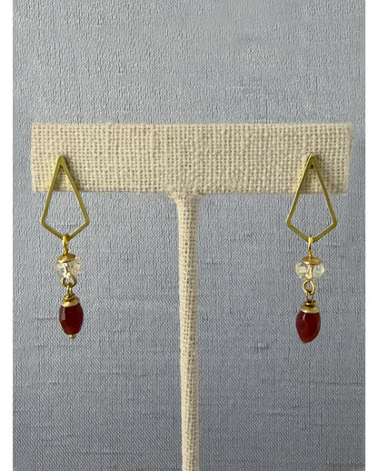 Anala Citrine Earring – A handcrafted earrings by Alysian.