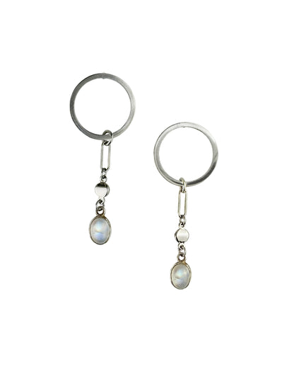 Aeris Moonstone Earring – A handcrafted earring by Alysian.