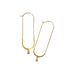 Fawn Hoop Zircon Earring – A handcrafted earrings by Alysian.