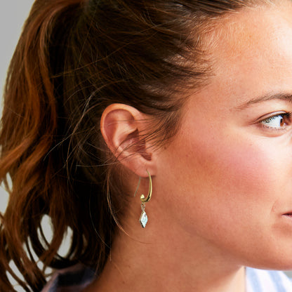 Lanassa Hoop Earring – A handcrafted earrings by Alysian.