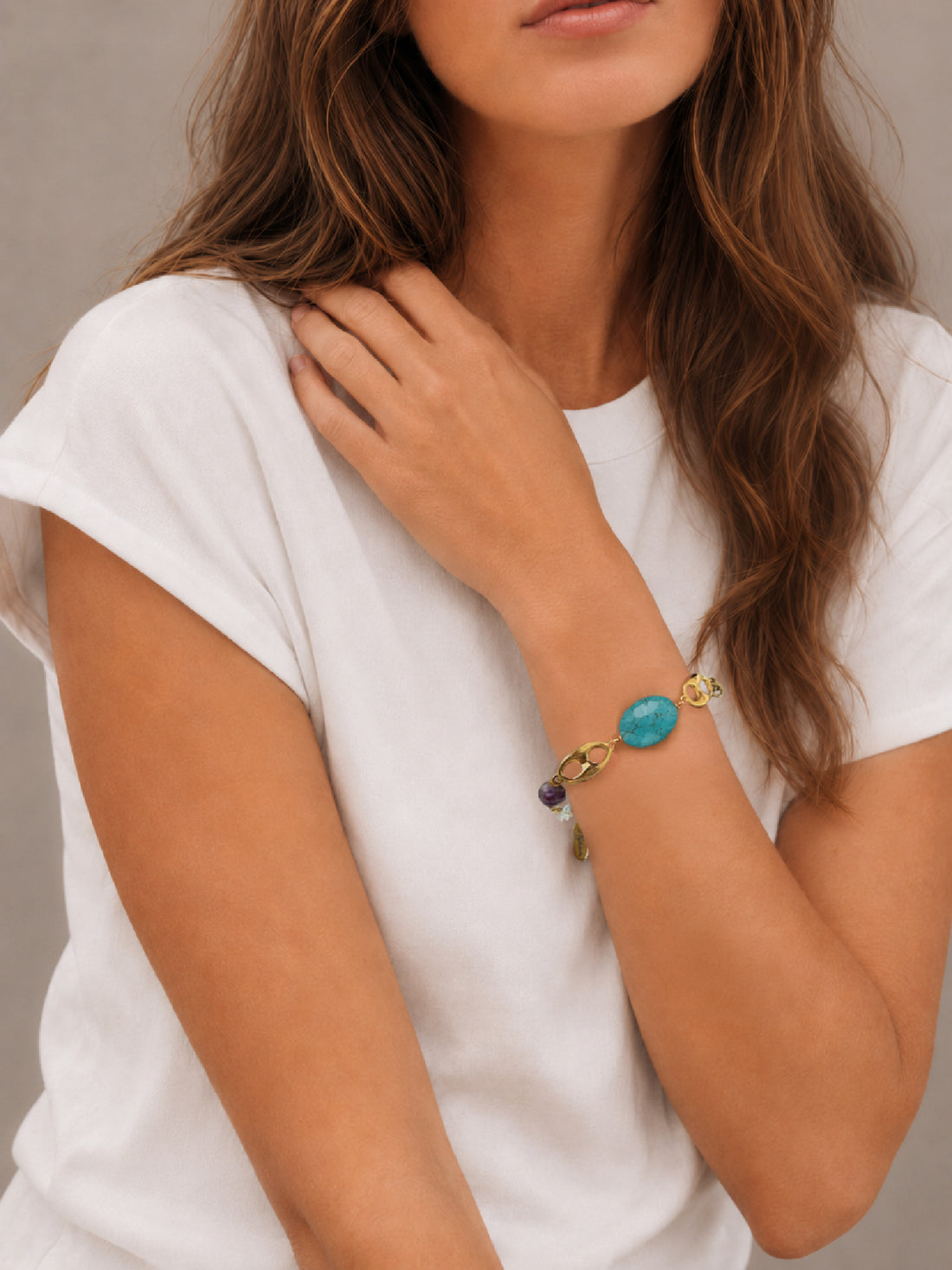 Loral Turquoise Bracelet