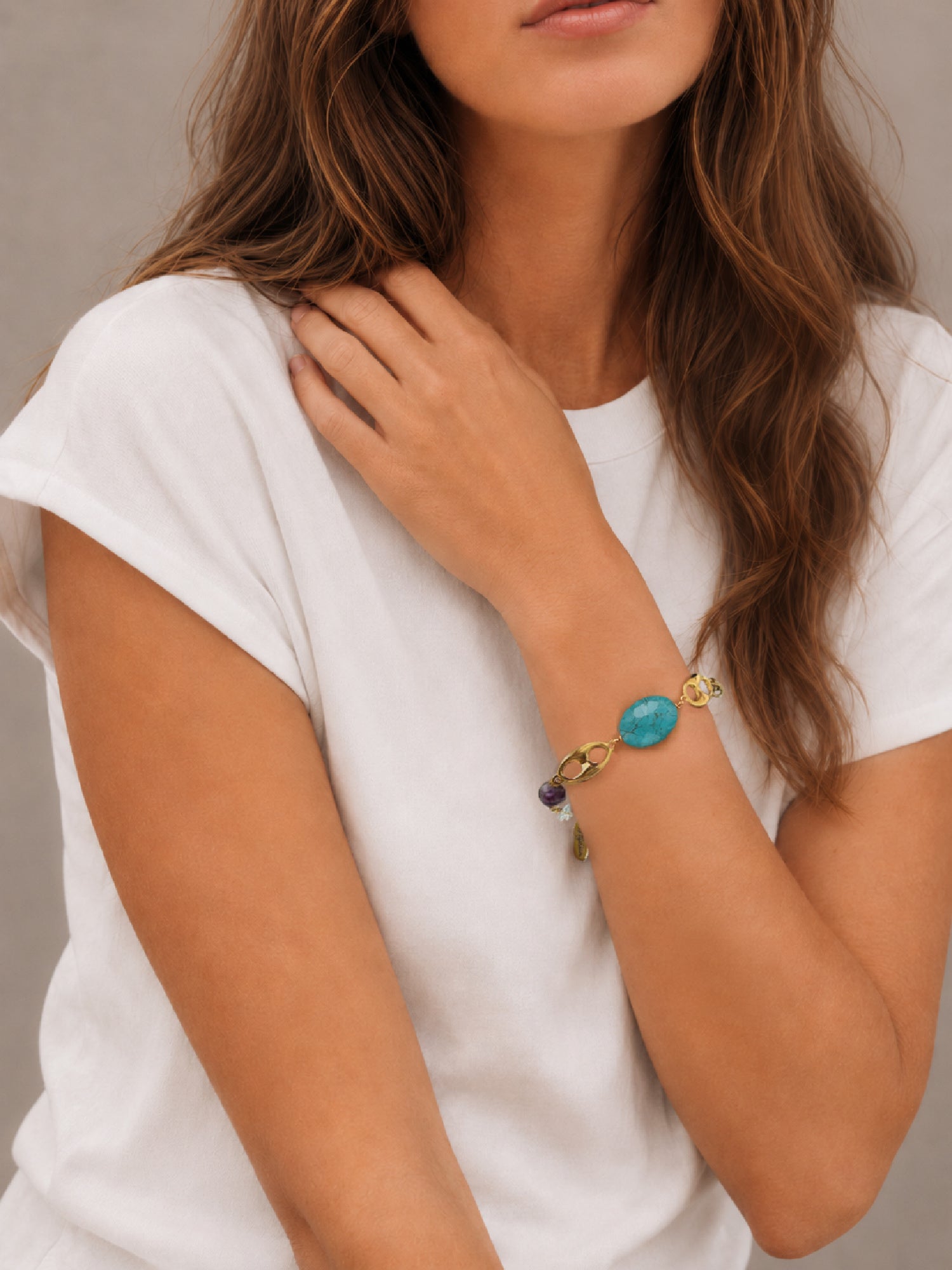 Loral Turquoise Bracelet