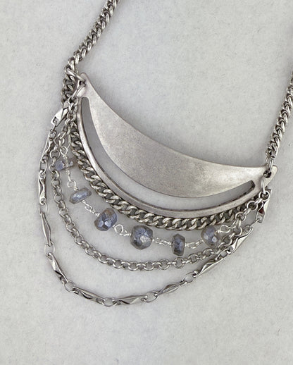 Lusine (Any Length) Pendant Necklace - silver – A handcrafted necklace by Alysian.