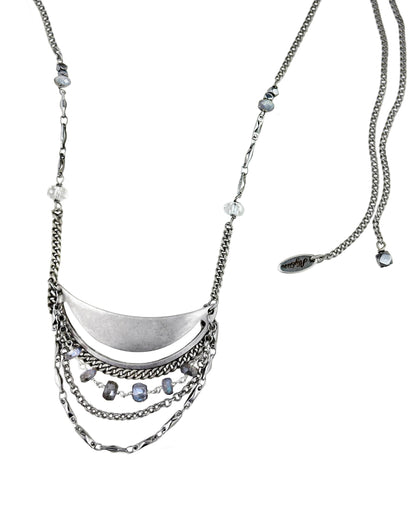 Lusine (Any Length) Pendant Necklace - silver – A handcrafted necklace by Alysian.