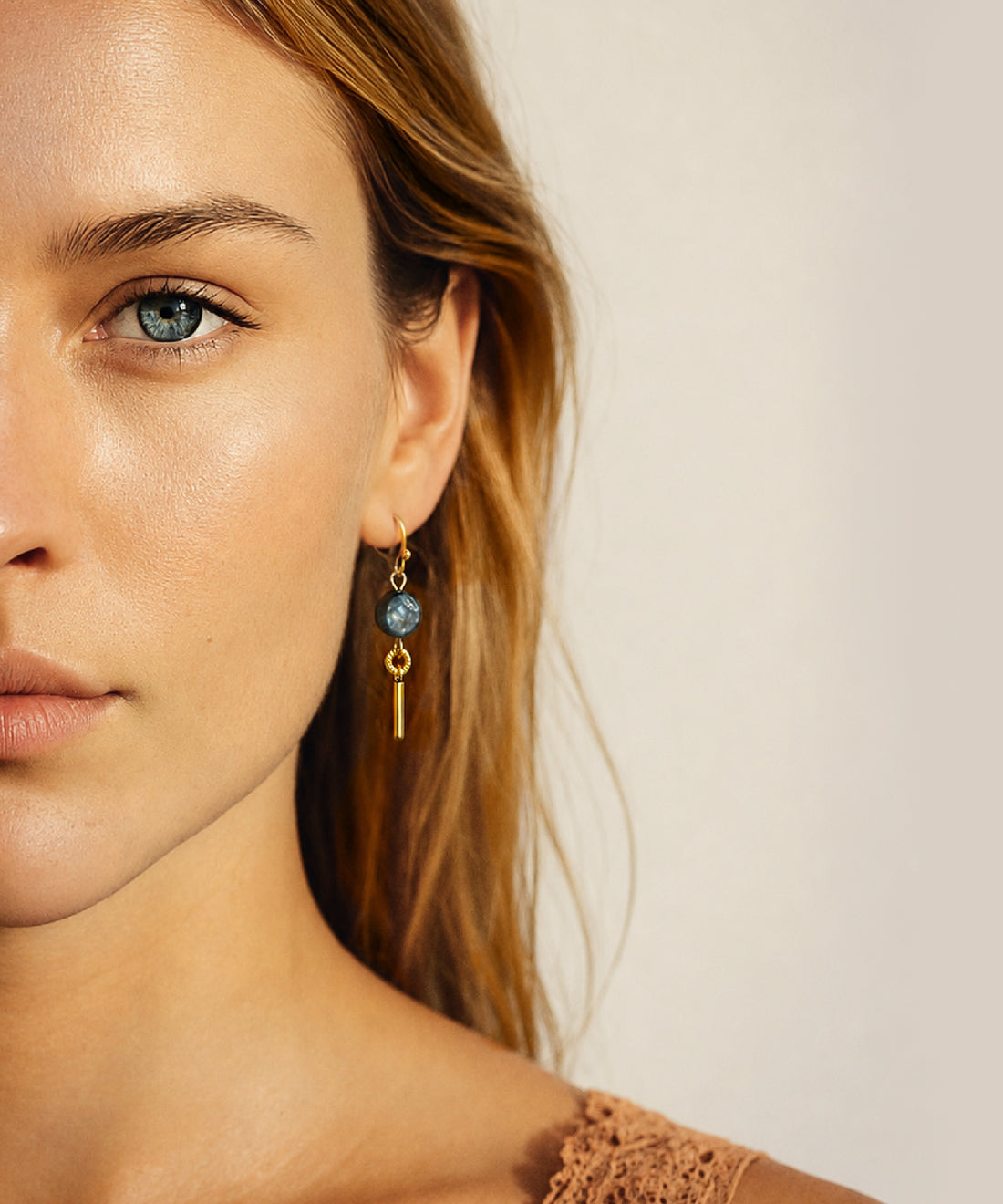 A close-up of a woman&