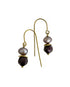 Vita Garnet Drop Earring – A handcrafted earrings by Alysian.