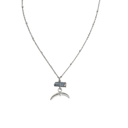 Crescent Moon Necklace – A handcrafted necklace by Alysian.