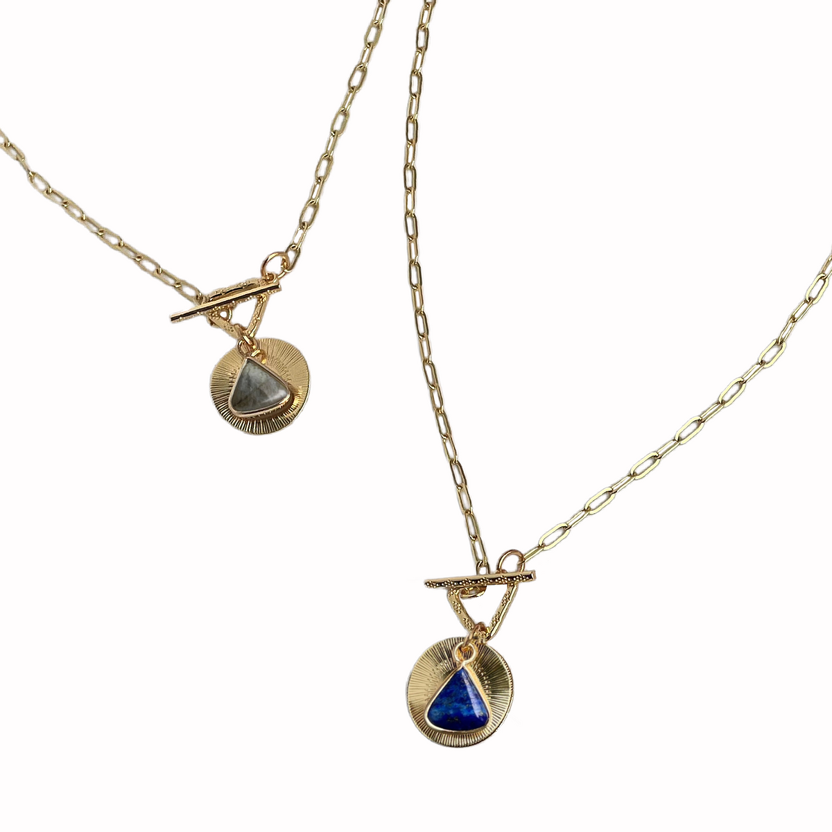 Ellis Gemstone Link Necklace – A handcrafted necklace by Alysian.