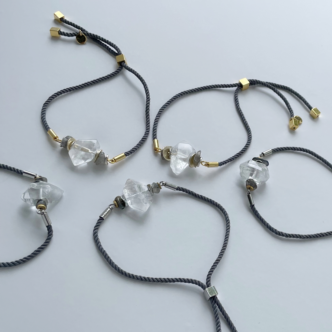 Sela Corded Quartz Bracelet – A handcrafted bracelet by Alysian.