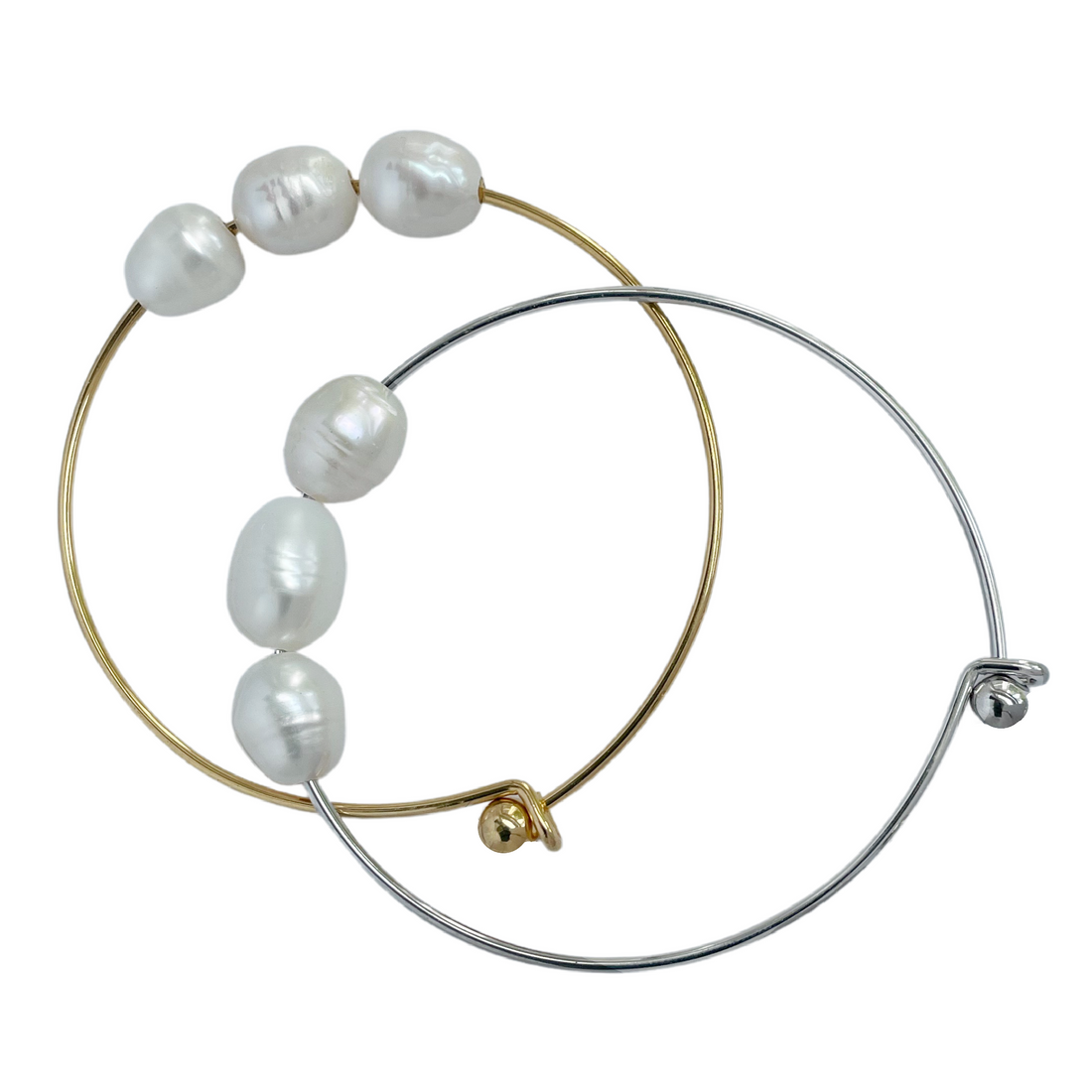 Pria Pearl Bangle – A handcrafted bracelet by Alysian.