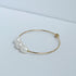 Pria Pearl Bangle gold tone – A handcrafted bracelet by Alysian.